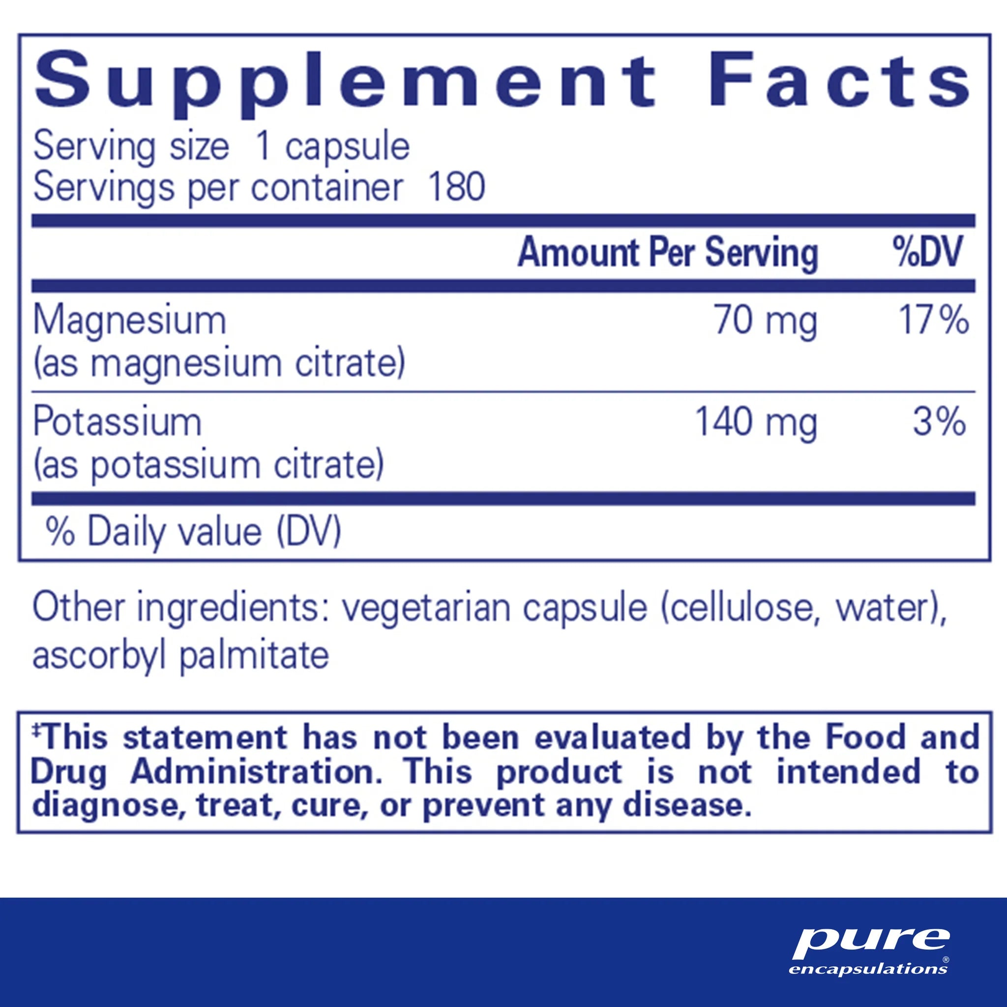 Potassium Magnesium (citrate)