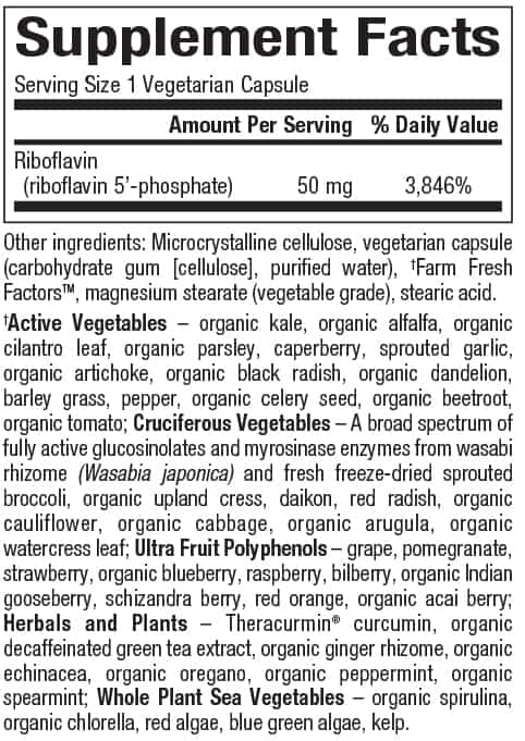 BioCoenzymated™ Riboflavin 5'-phosphate 50 mg