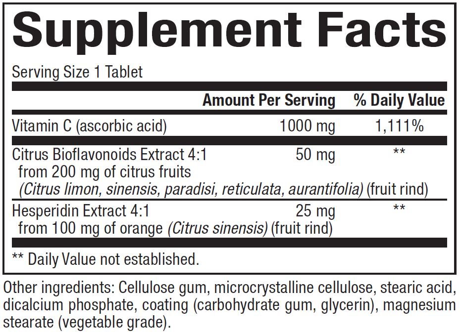 Vitamin C 1000 mg Time Release