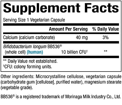 TravelBiotic® BB536® 10 Billion Live Probiotic Cultures