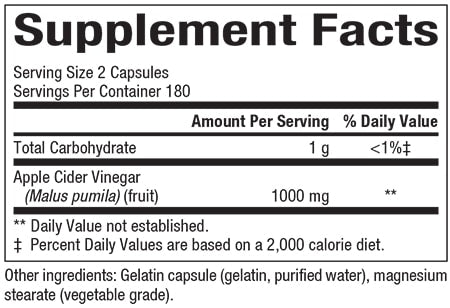 Apple Cider Vinegar 500 mg