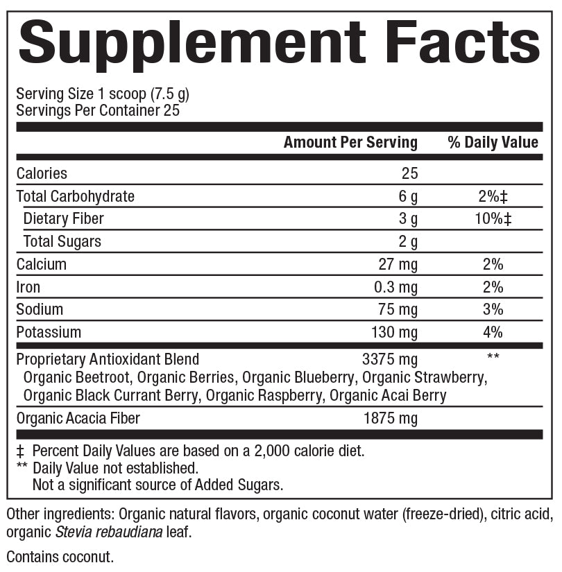 Whole Earth & Sea Fermented Organic Beets & Berries