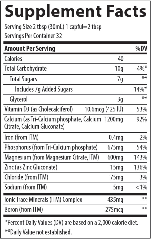Cal/Mag/Zinc liquid 16oz.
