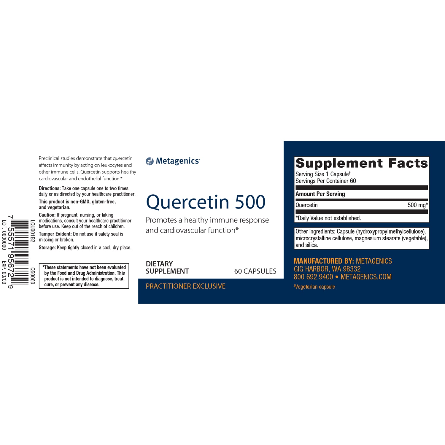 Quercetin 500mg