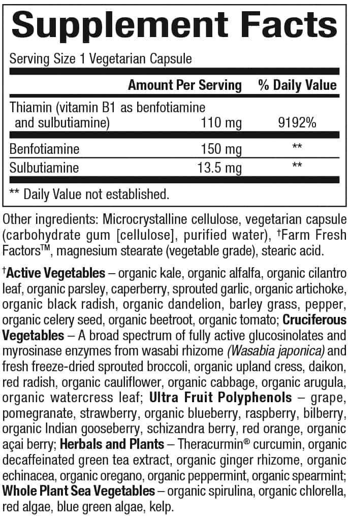 BioCoenzymated™ Benfotiamine 150 mg
