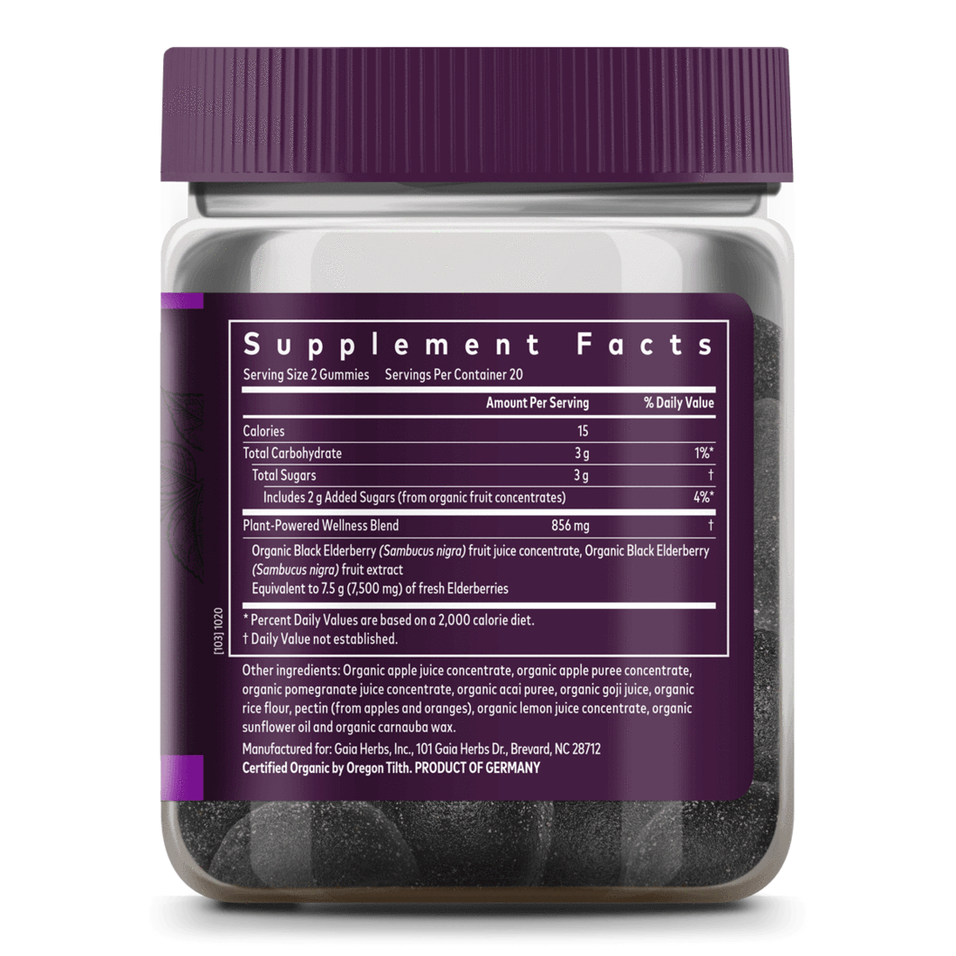 Black Elderberry Gummies