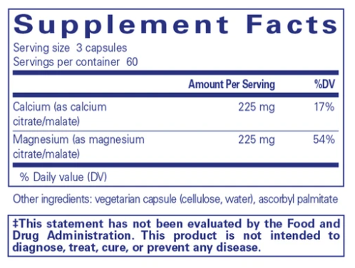 Calcium Magnesium (citrate/malate)