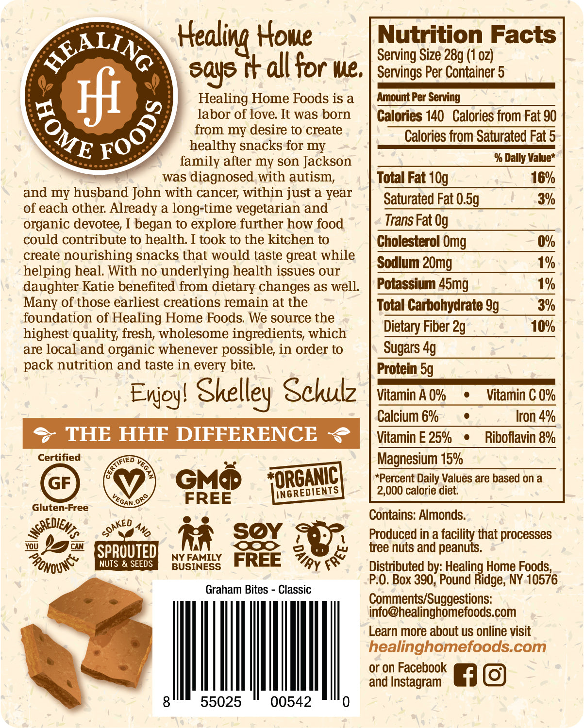 HH FOODS BAKED GRAHAM BITES CLASSIC