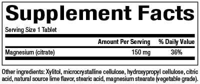 Magnesium Citrate 150 mg