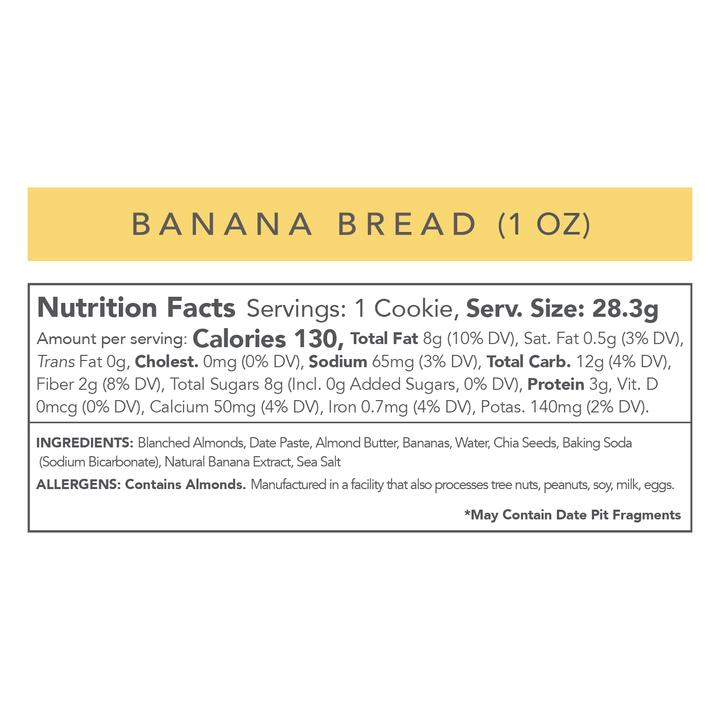 Banana Bread Superfood Cookie (1 Cookie)