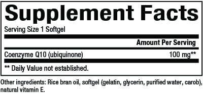 Coenzyme Q10 100 mg