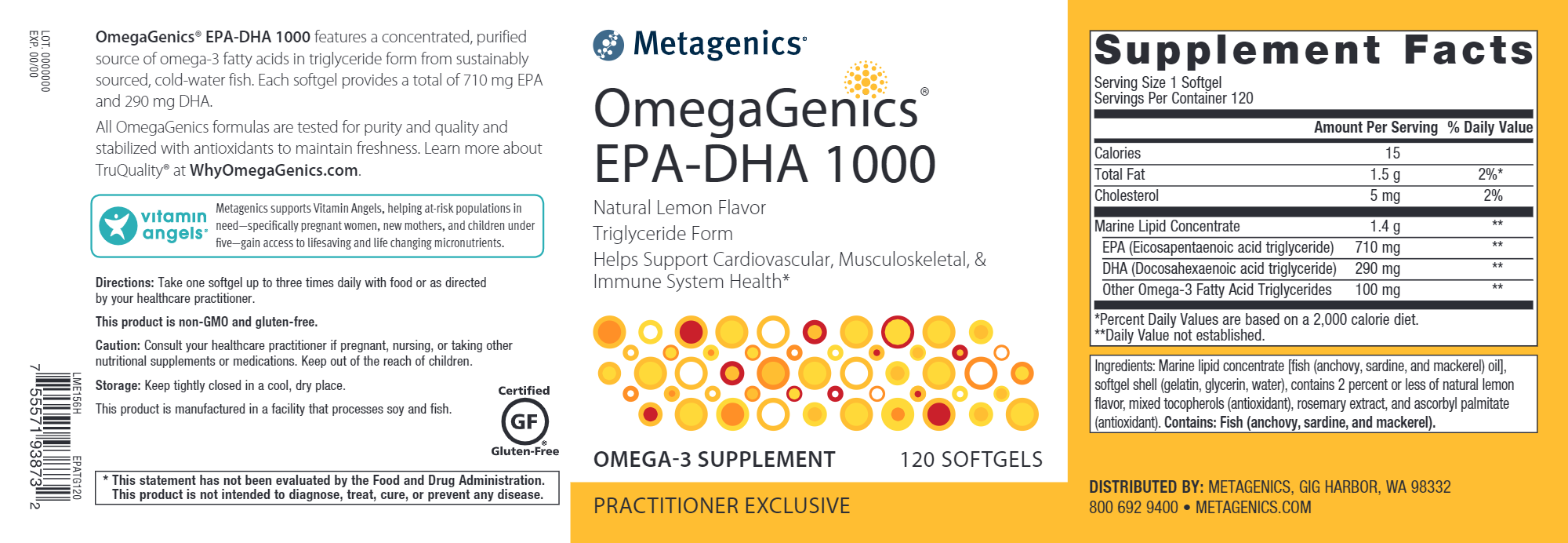 OmegaGenics® EPA-DHA 1000