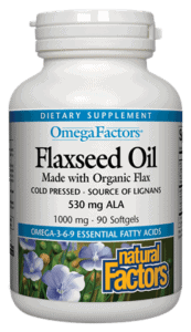 OmegaFactors® Flaxseed Oil 1000 mg