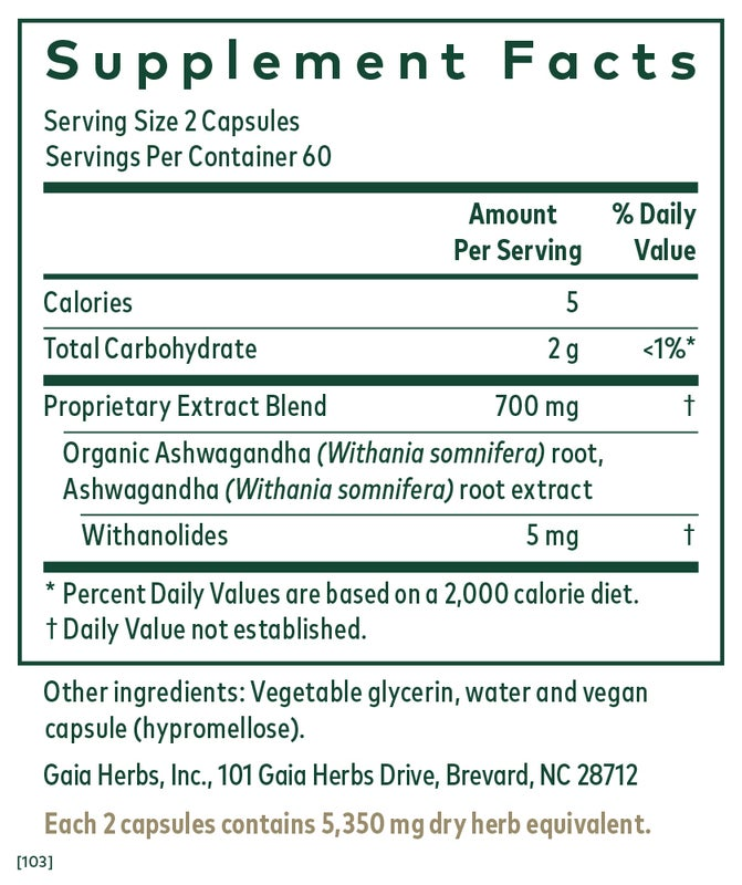 Gaia Ashwagandha 700