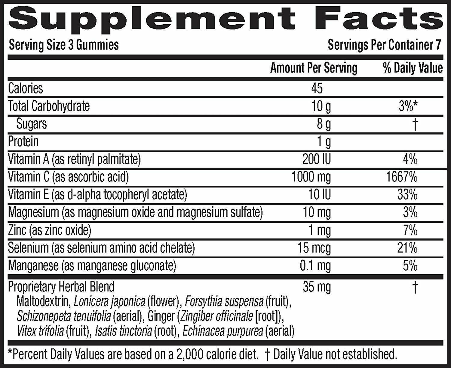 Airborne Assorted Fruit Flavored Immune Support Gummies 21ct