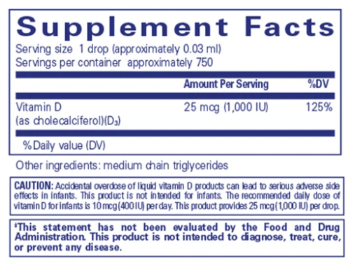 Vitamin D3 liquid