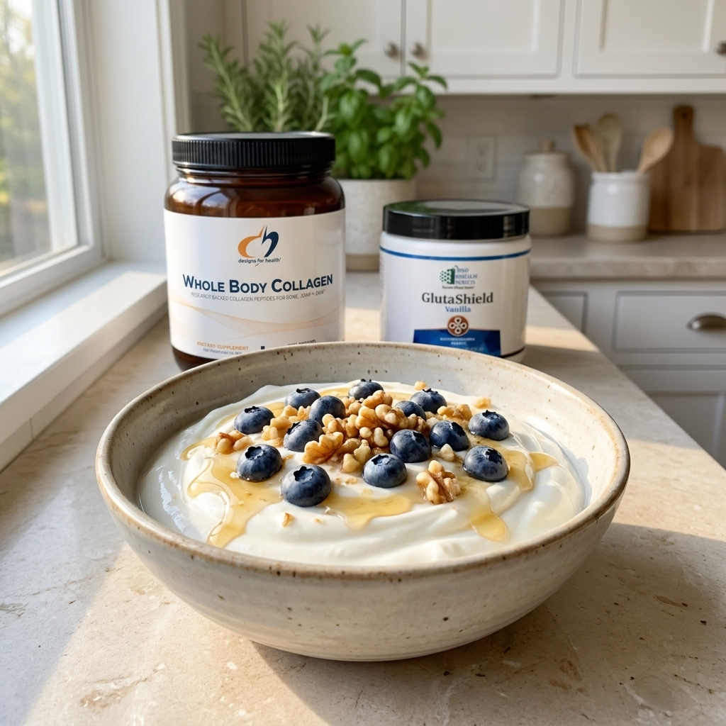 Creamy Gut-Healing Collagen Yogurt Bowl