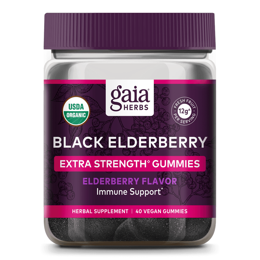 Black Elderberry Gummies Extra Strength