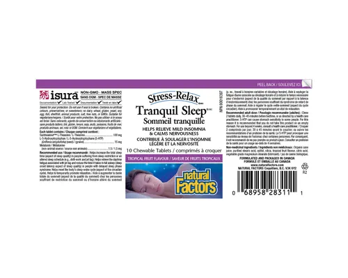 Tranquil Sleep® Chewable Tablets Stress-Relax