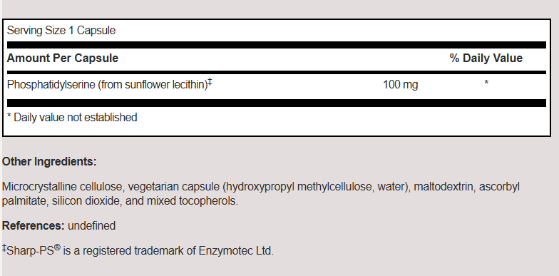 SeraBella™ (Phosphatidyl Serine SF)