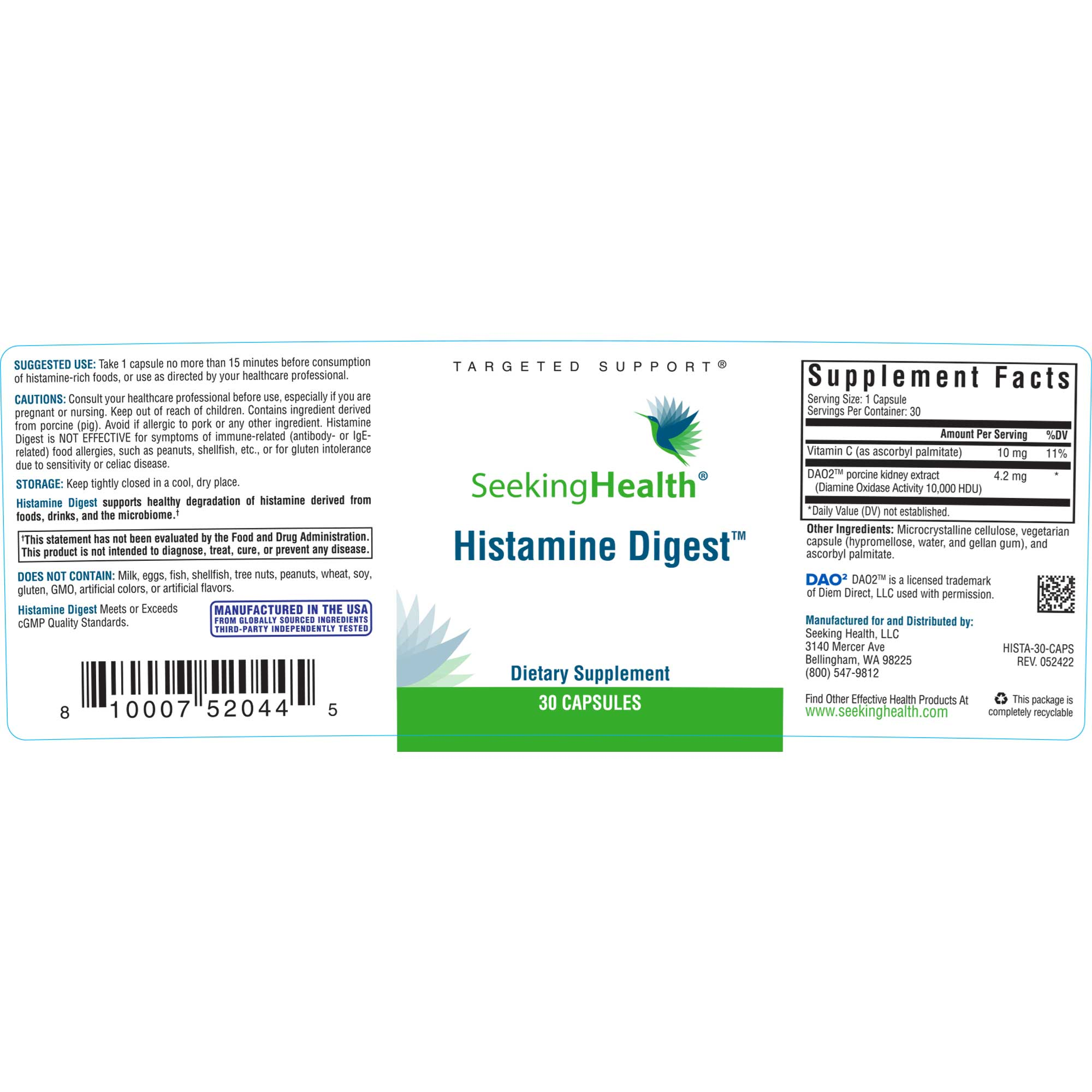 Histamine Digest (Formerly Histamine Block)