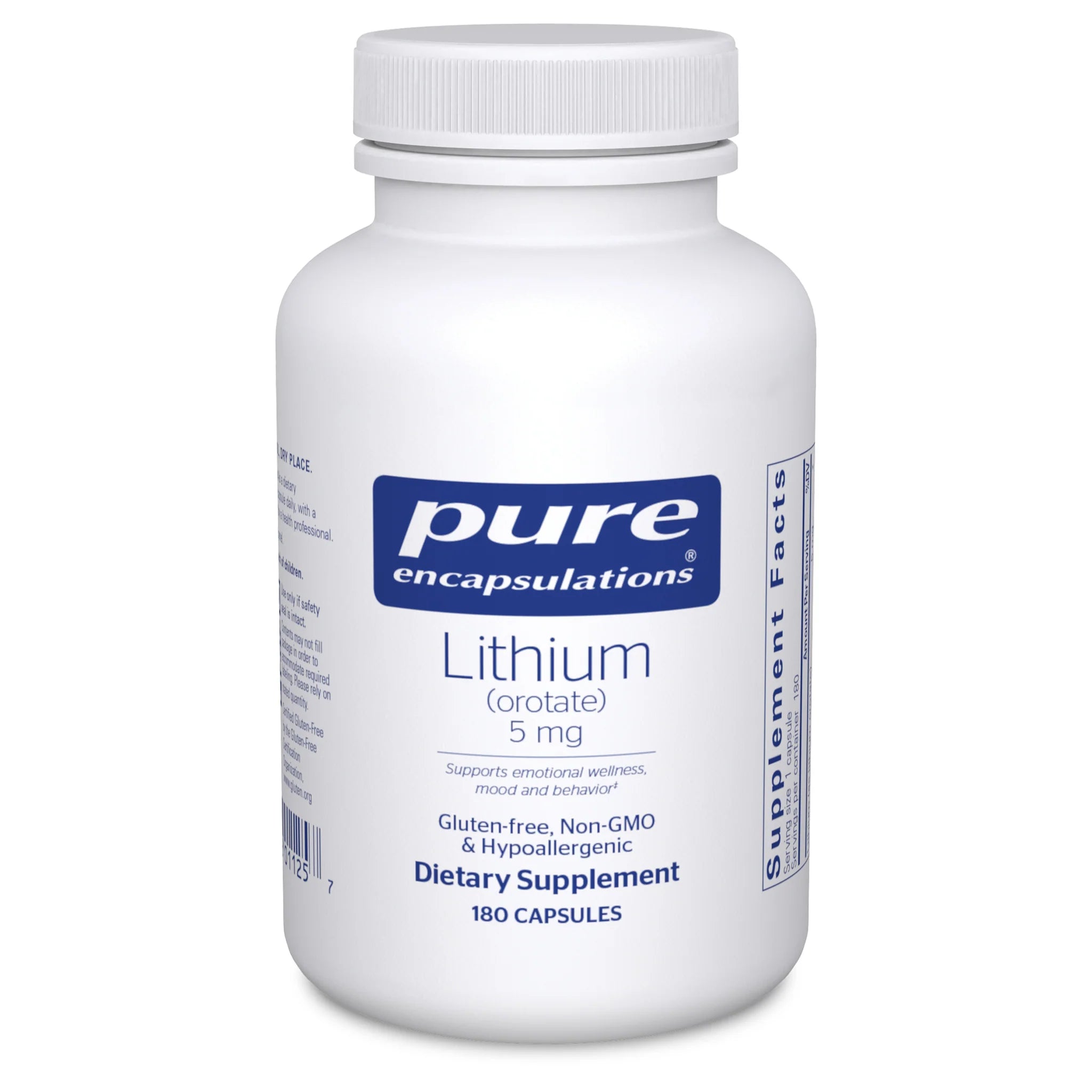 Lithium (orotate) 5 mg