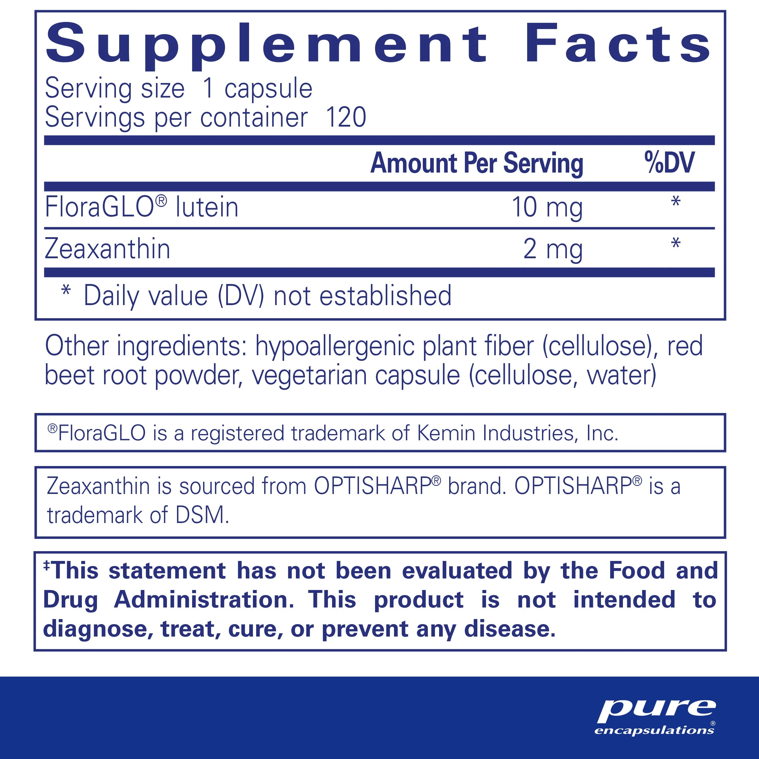 Lutein/Zeaxanthin