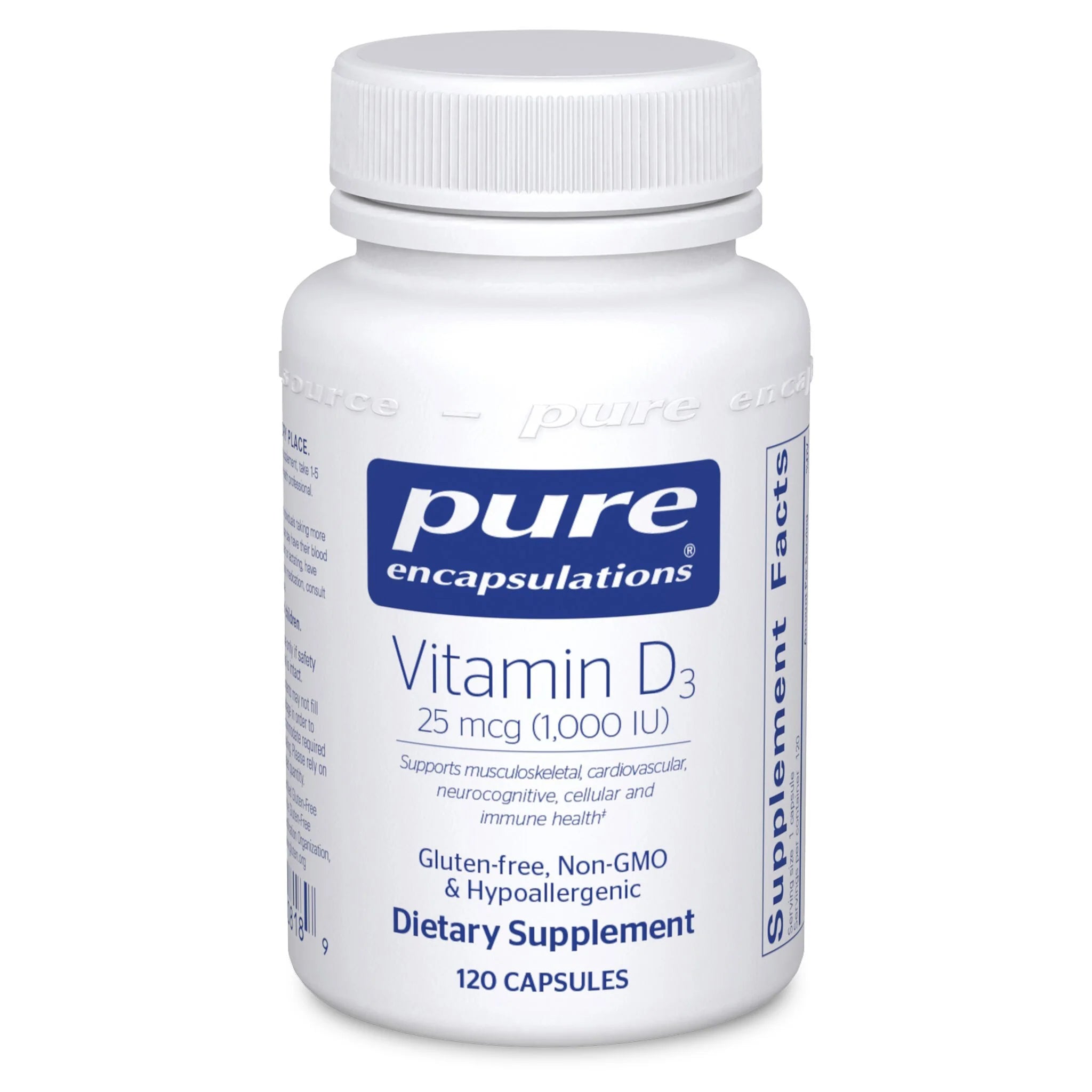 Vitamin D3 25mcg (1,000 IU)