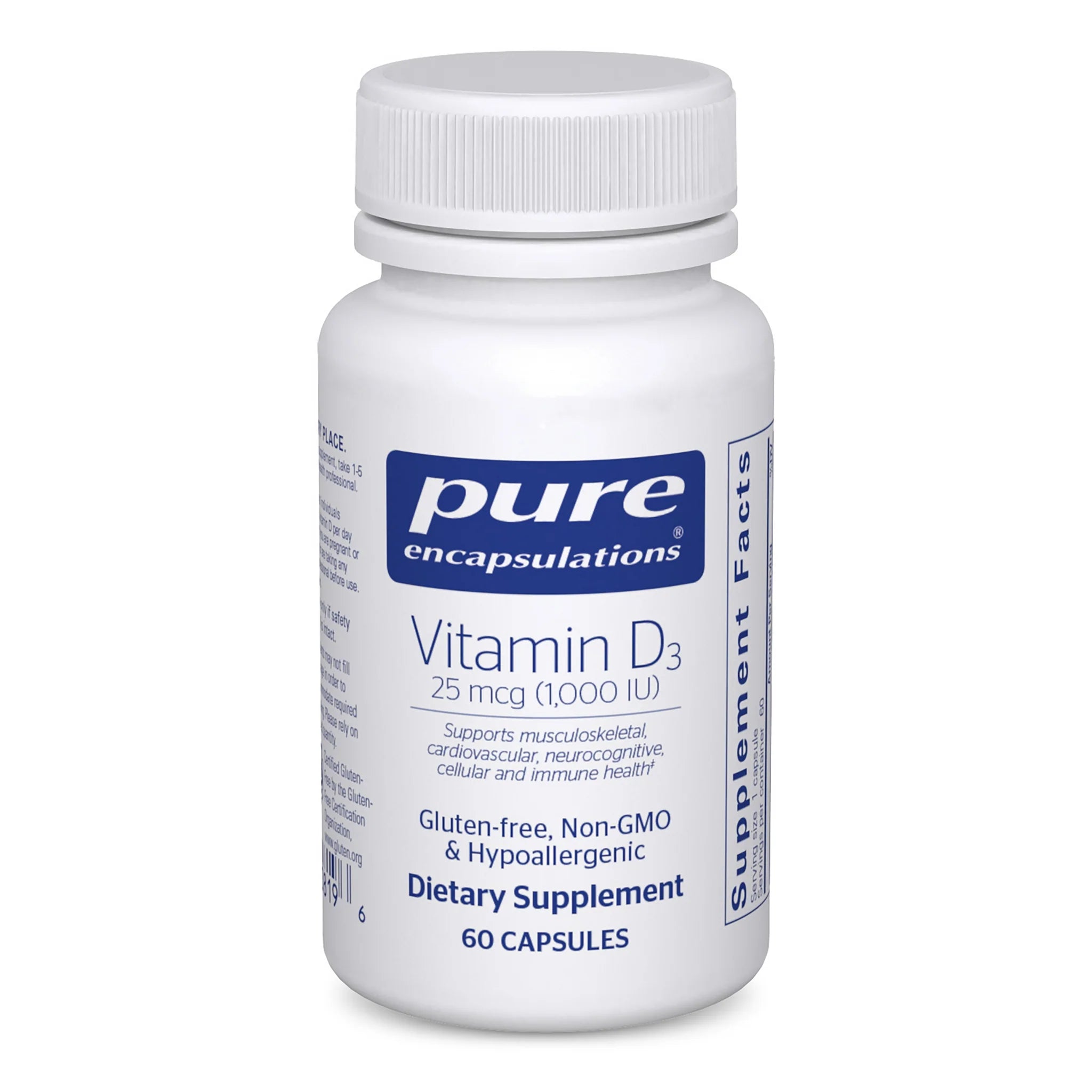 Vitamin D3 25mcg (1,000 IU)