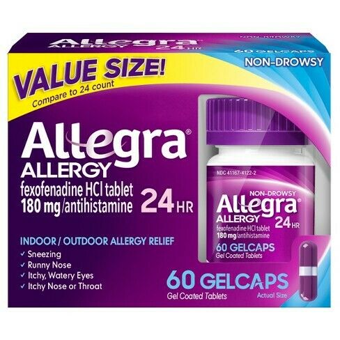 Allegra 24 Hour Allegra Gelcaps