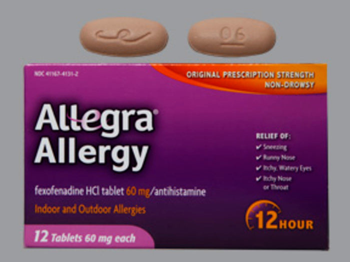 Allegra 12 Hour Allergy Relief Tablets