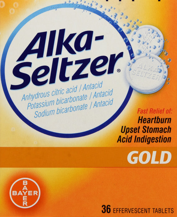 Alka-Seltzer Effervescent Gold