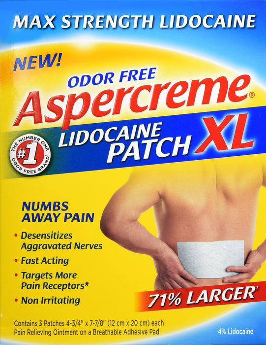 Aspercreme Lidocaine Patch XL