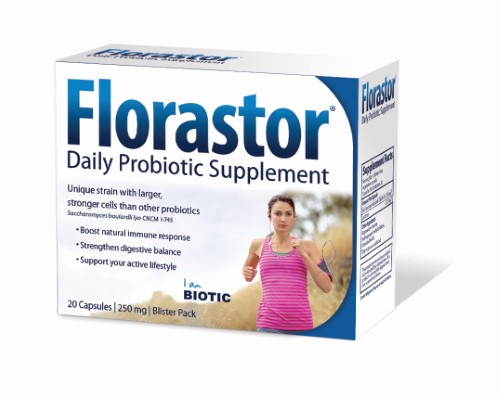 Florastor Daily Probiotic Supplement 250mg Capsules