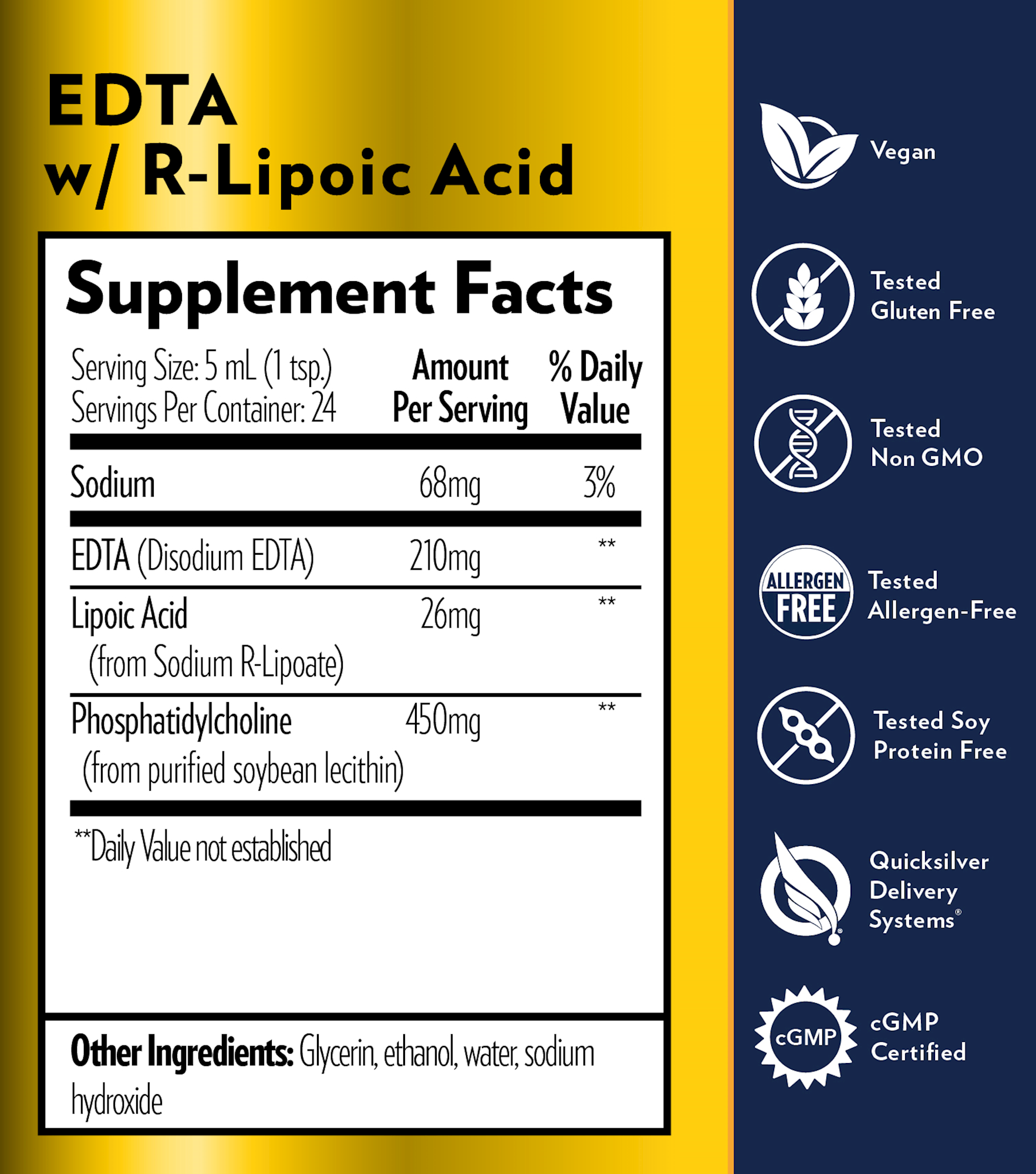EDTA with R-Lipoic Acid