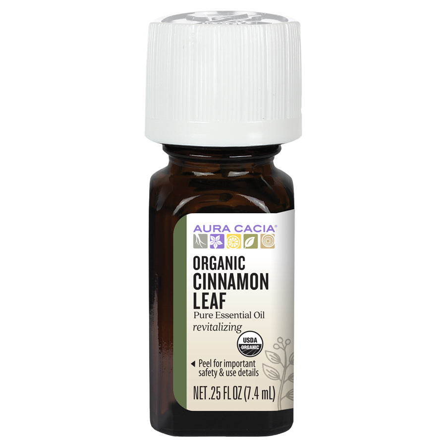 Organic Cinnamon Leaf Essential Oil .25OZ