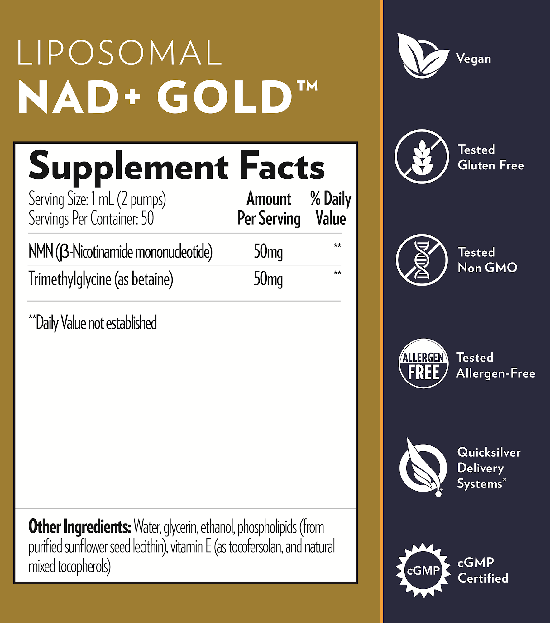 NAD+ Gold®