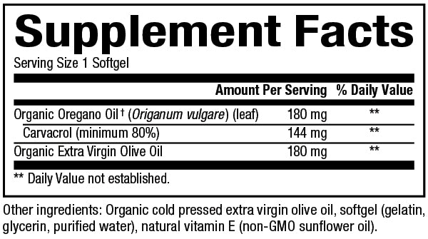 Oil of Oregano 180 mg