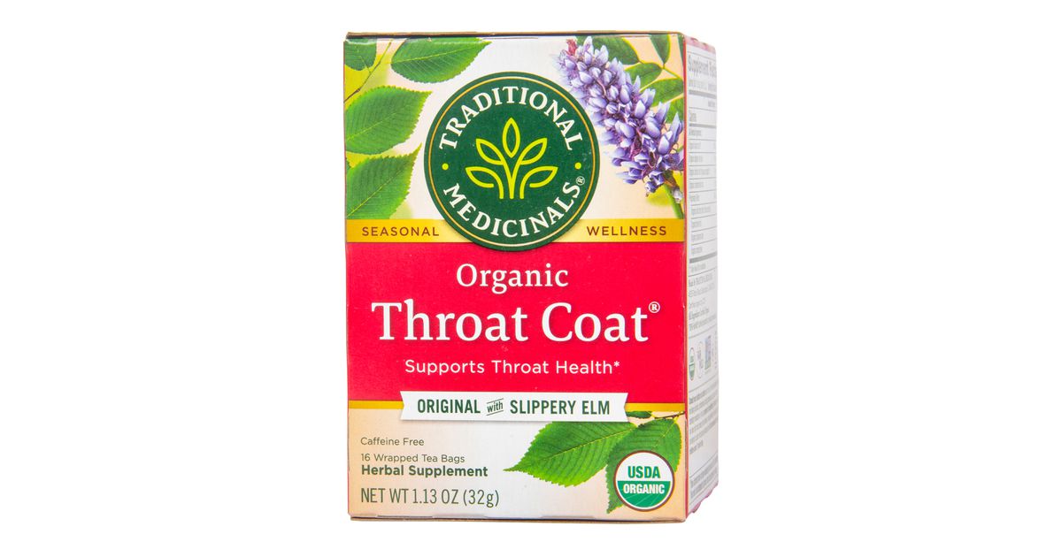 Organic Throat Coat Tea 16CT