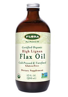 Organic Flax Oil - High Lignan - Cold Pressed & Unrefined