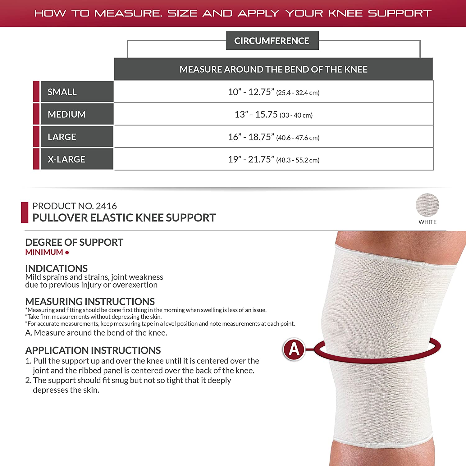 SAI KNEE SUPPORT PULLOVER