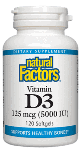 Vitamin D3 5000 IU (125 mcg)