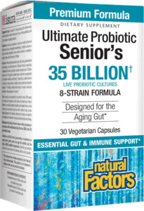 Ultimate Probiotic Senior's 35 Billion Live Probiotic Cultures 8-Strain Formula