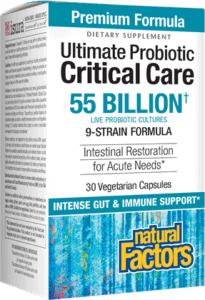Ultimate Probiotic Critical Care 55 Billion Live Probiotic Cultures 9-Strain Formula