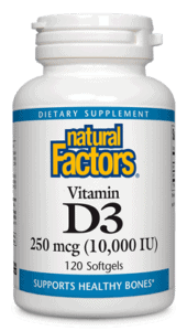Vitamin D3 10,000 IU (250 mcg)