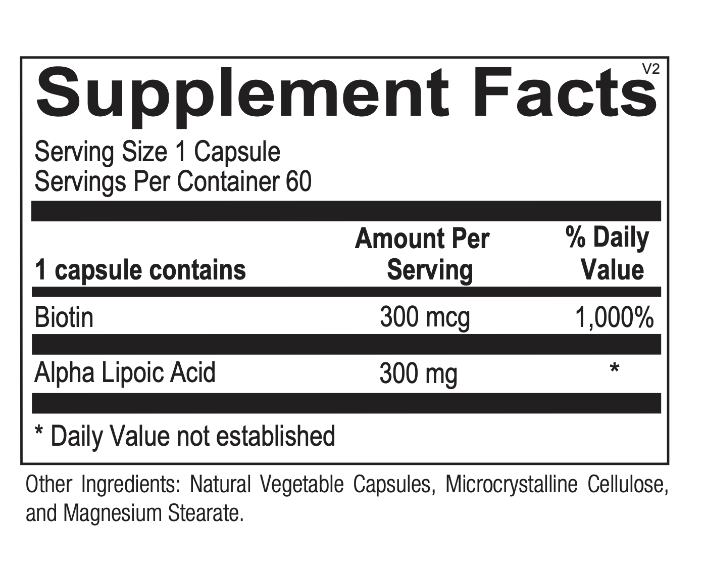 Lipoic Acid 300 mg