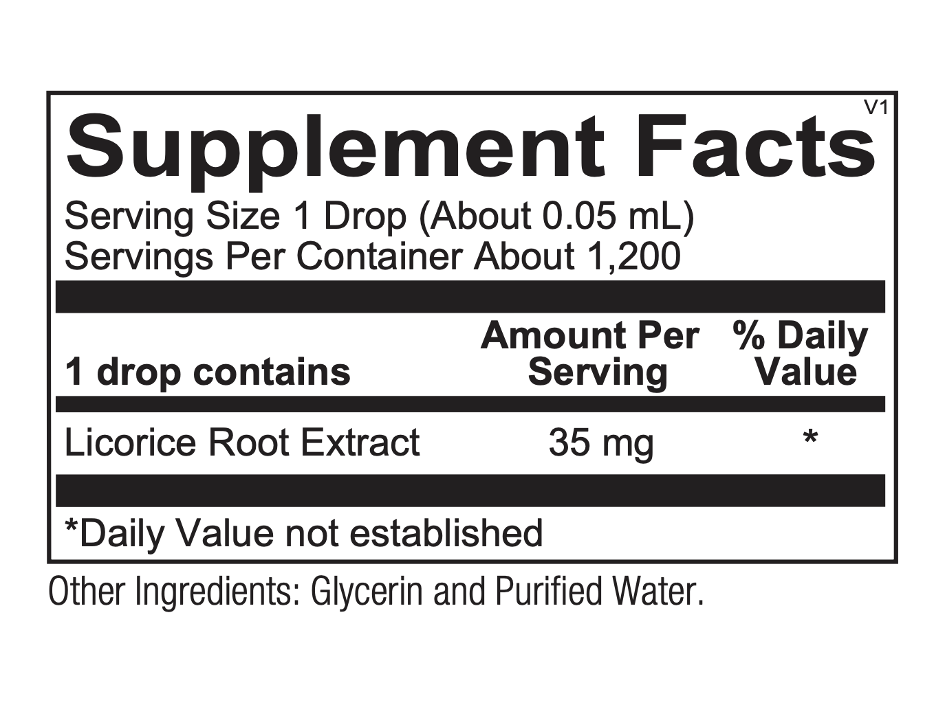 Licorice Root Liquid