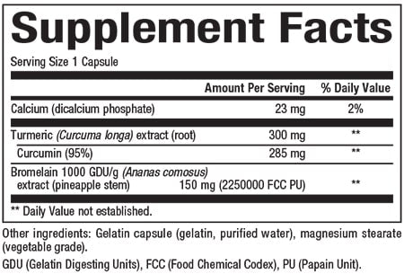 Turmeric & Bromelain 450 mg