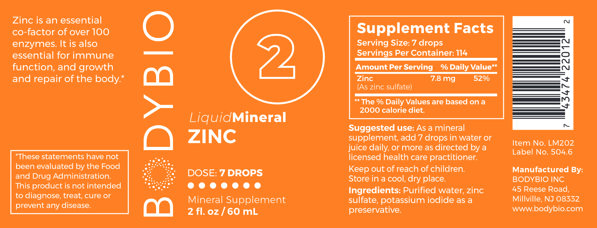 Liquid Mineral Zinc