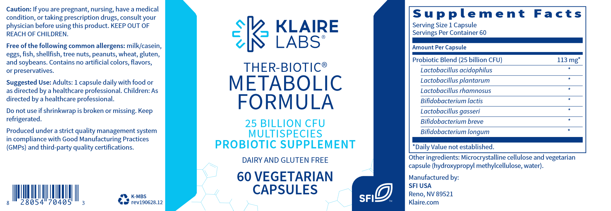 Ther-Biotic® Metabolic Formula